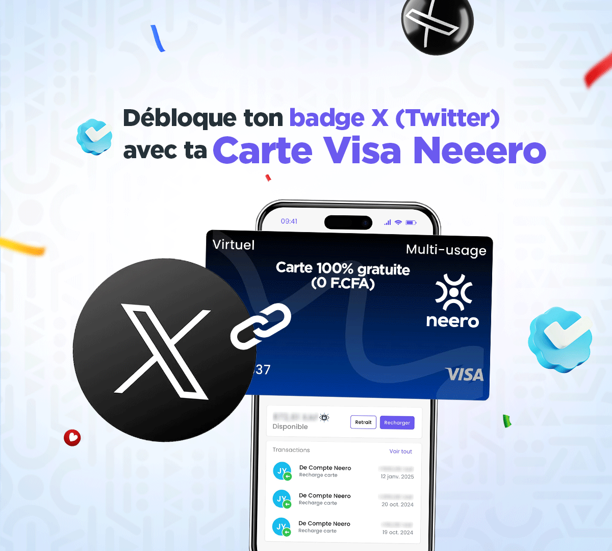 Comment obtenir ton badge bleu X(ex twitter)